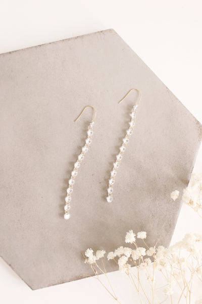 Emma Floating CZ Earrings