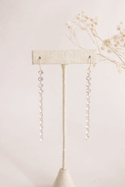 Emma Floating CZ Earrings
