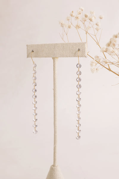 Emma Floating CZ Earrings