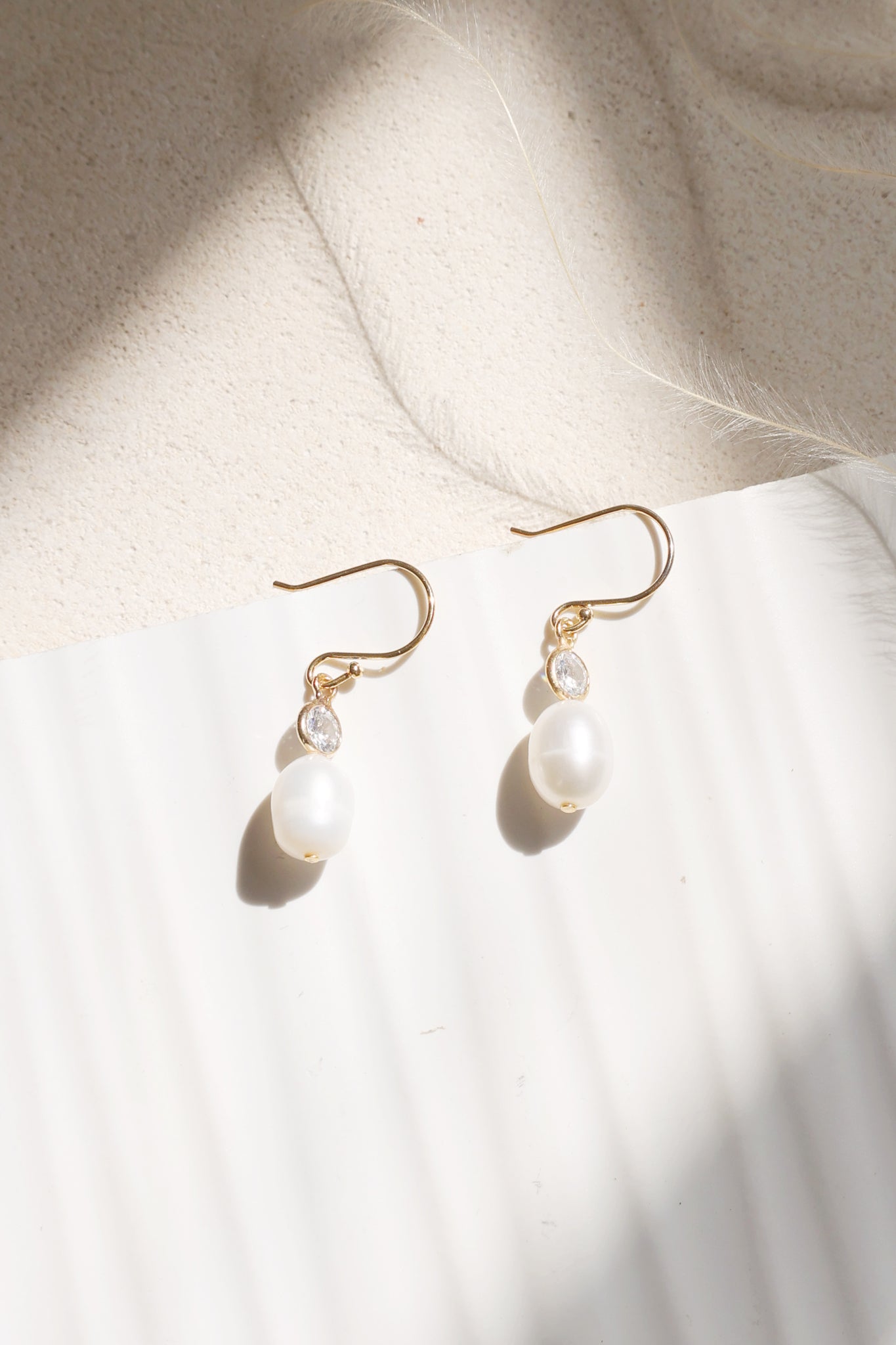 Dainty Pearl Earrings