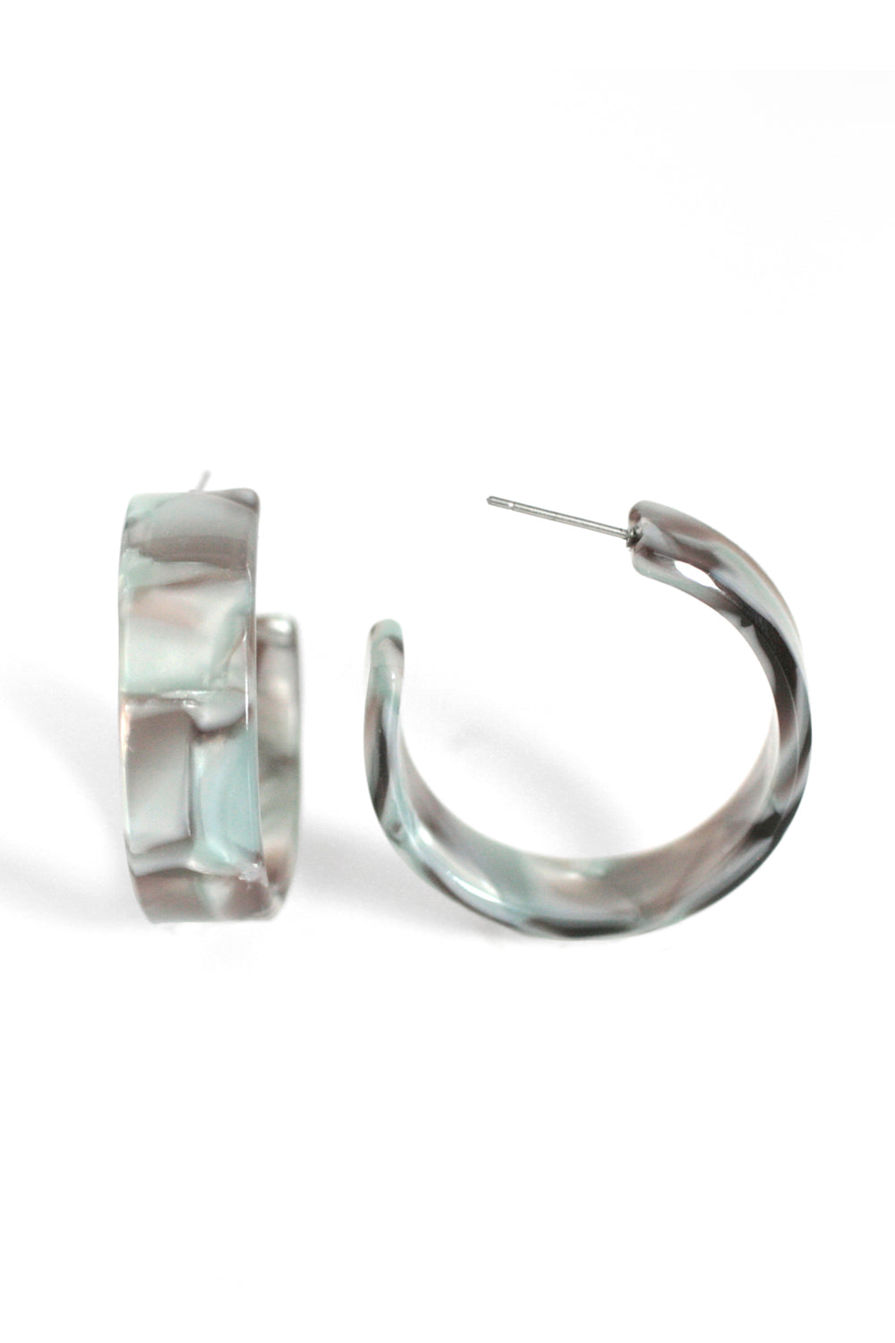 Resin Hoops - Grey